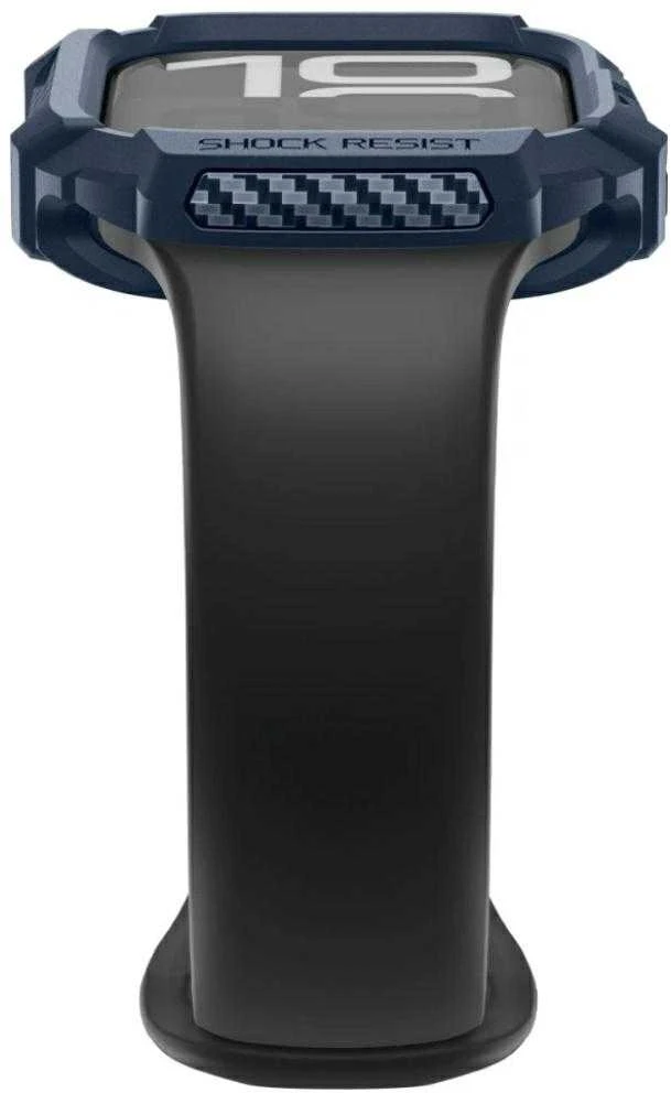 Dėklas „Spigen Rugged Armor 2“, mėlynas, mėlynas - Apple Watch 11 42mm