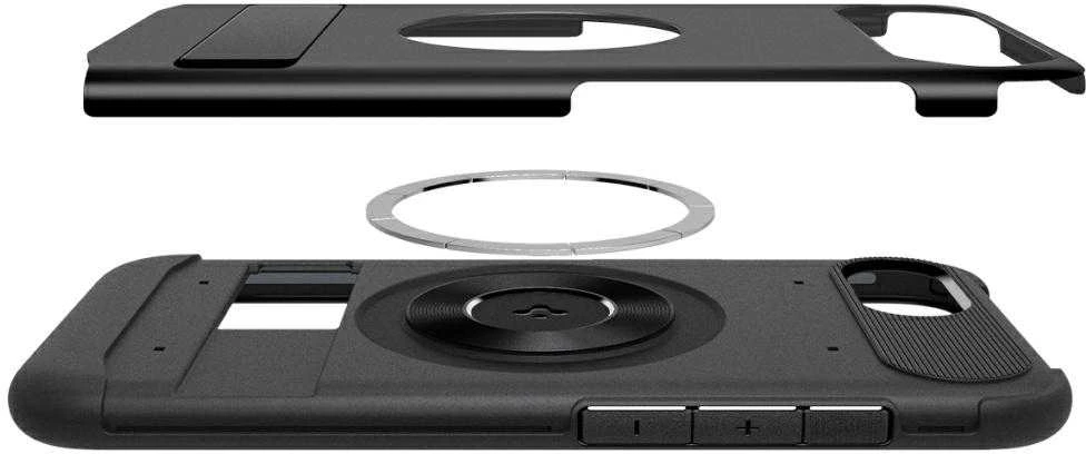 Spigen Slim Armor MagSafe Apple iPhone SE 4 (2025) – dėklas telefonui juodos spalvos
