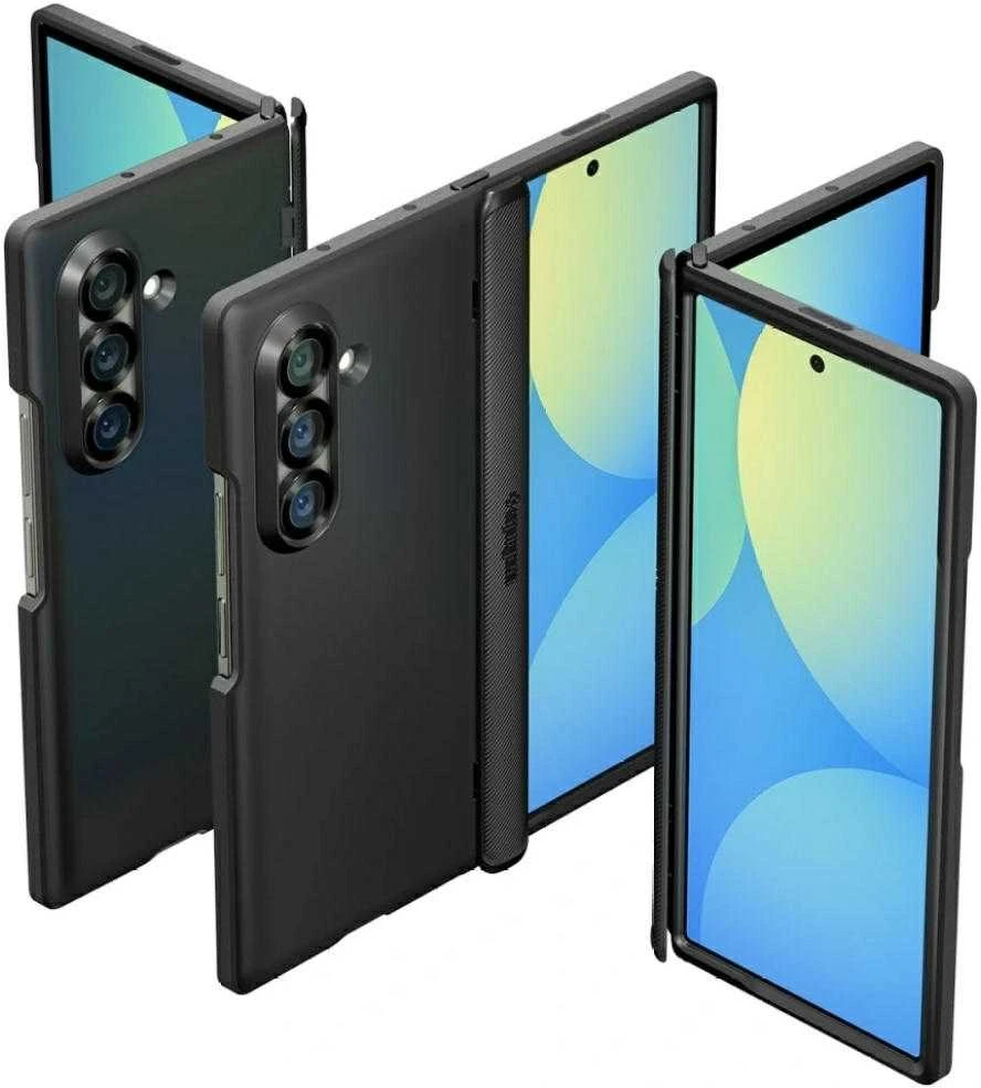 Dėklas Spigen Slim Armor Pro Mag MagSafe Galaxy Z Fold 7 juodas