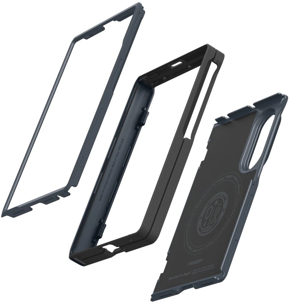Dėklas Spigen SLIM ARMOR PRO MagSafe Samsung Galaxy Z FOLD 8 METAL SLATE