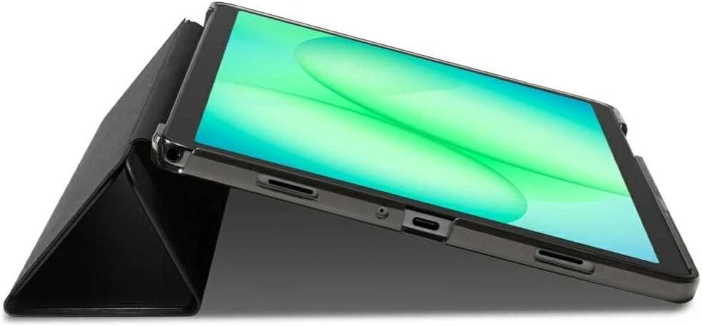 Spigen Smart Fold dėklas planšetei Galaxy Tab A9+ / A11+ Plus 11.0 X210 / X215 / X216 / X230 / X235 / X236 juodos spalvos