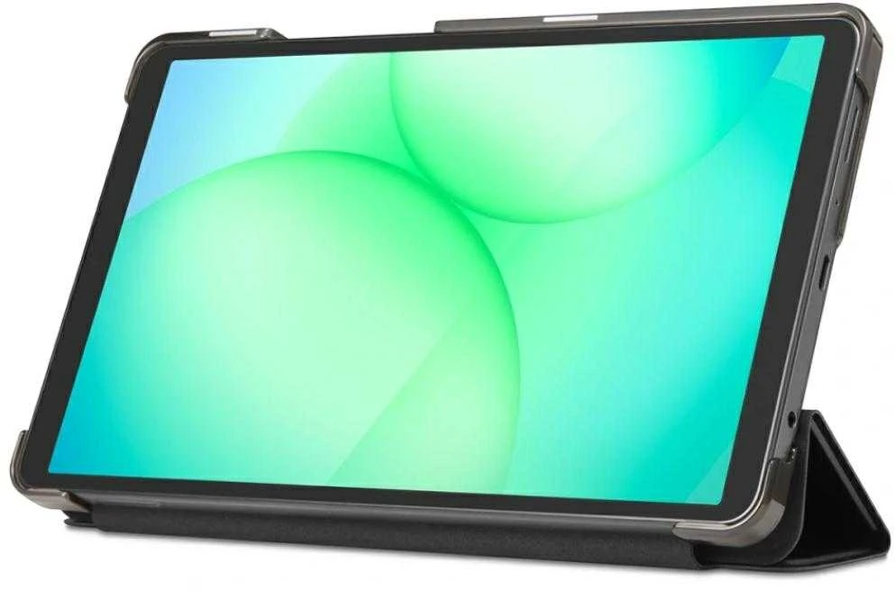 Spigen Smart Fold Galaxy Tab A9 / A11 8.7 X110 / X115 / X133 / X135 matinės juodos spalvos