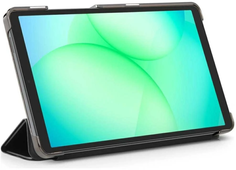 Spigen Smart Fold Galaxy Tab A9 / A11 8.7 X110 / X115 / X133 / X135 matinės juodos spalvos