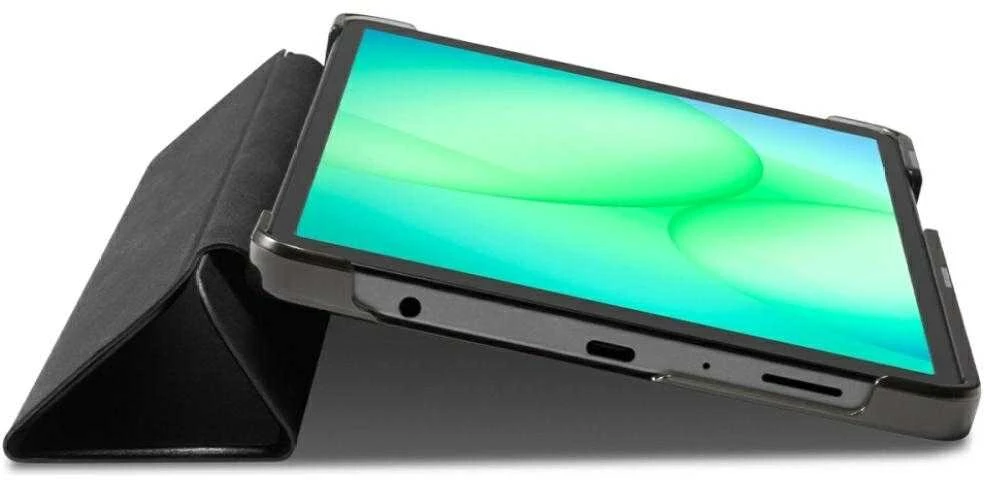 Spigen Smart Fold Galaxy Tab A9 / A11 8.7 X110 / X115 / X133 / X135 matinės juodos spalvos