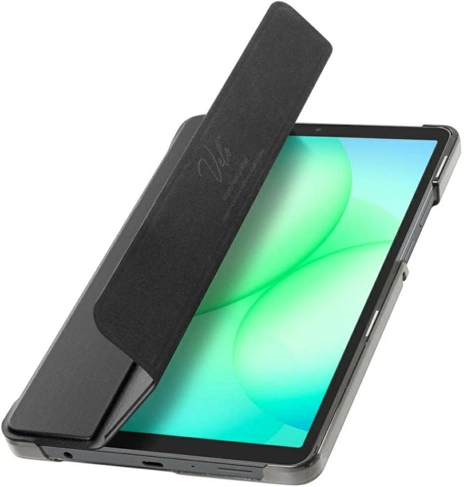 Spigen Smart Fold Galaxy Tab A9 / A11 8.7 X110 / X115 / X133 / X135 matinės juodos spalvos