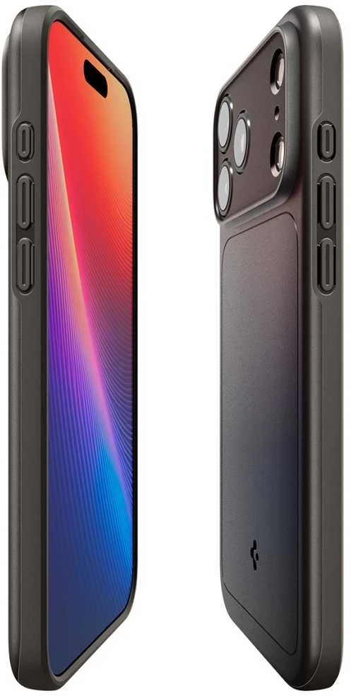 Spigen Thin Fit MagSafe dėklas skirtas iPhone 17 Pro – pilkos spalvos