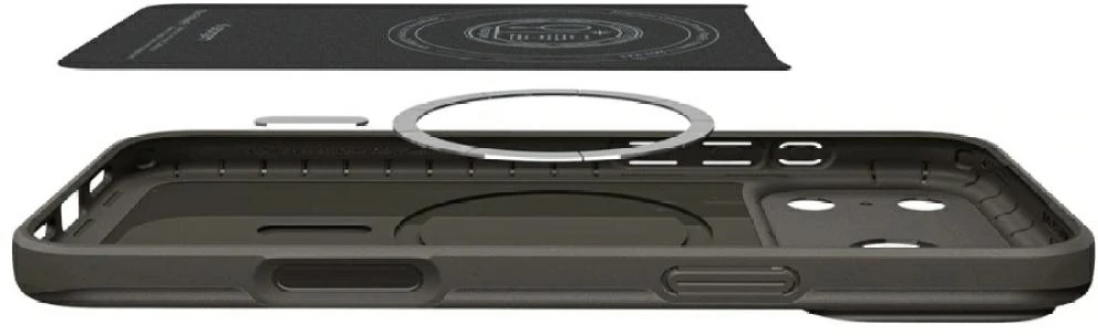 Dėklas Spigen Thin Fit MagSafe iPhone 17 Pro Max / 18 Pro Max GUNMETAL