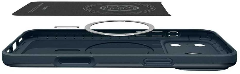 „Spigen Thin Fit MagSafe“ dėklas, metalinis, pilkšvas - „iPhone 17 Pro Max“