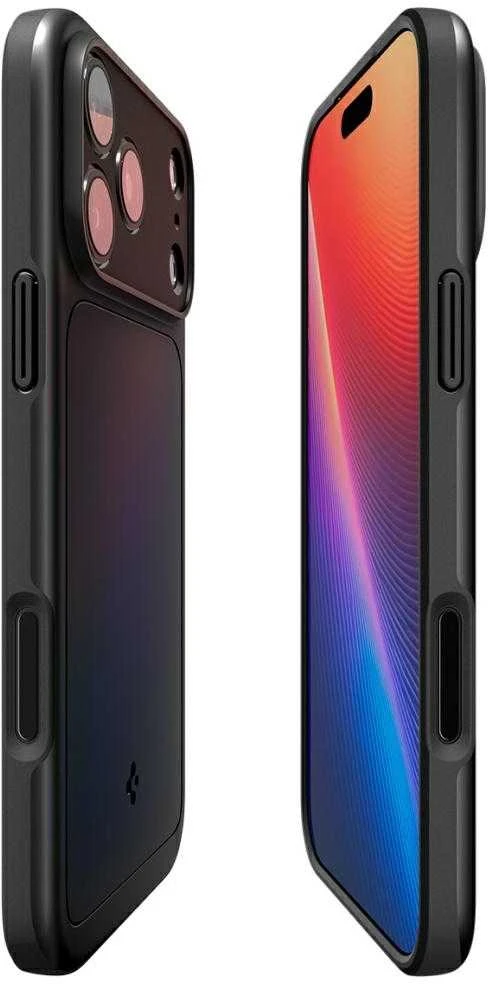 Dėklas Spigen Thin Fit MagSafe, juodas - iPhone 17 Pro Max
