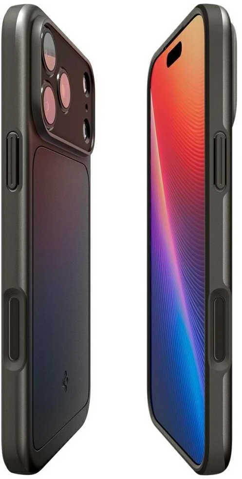 Dėklas Spigen Thin Fit MagSafe, gunmetal - iPhone 17 Pro Max