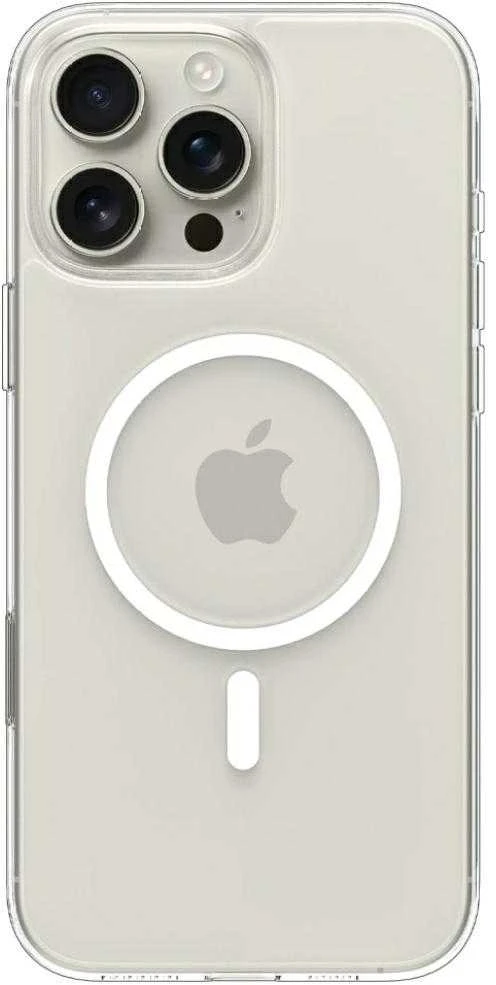 Dėklas Spigen Thin Fit T MagSafe, skaidrus baltas - iPhone 16 Pro