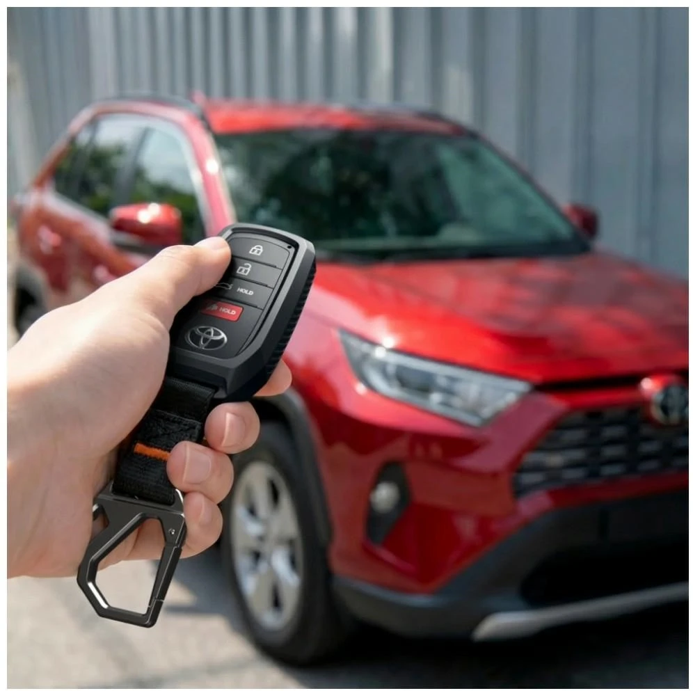 Spigen TK100 Automobilio raktų dėklas - Juodas