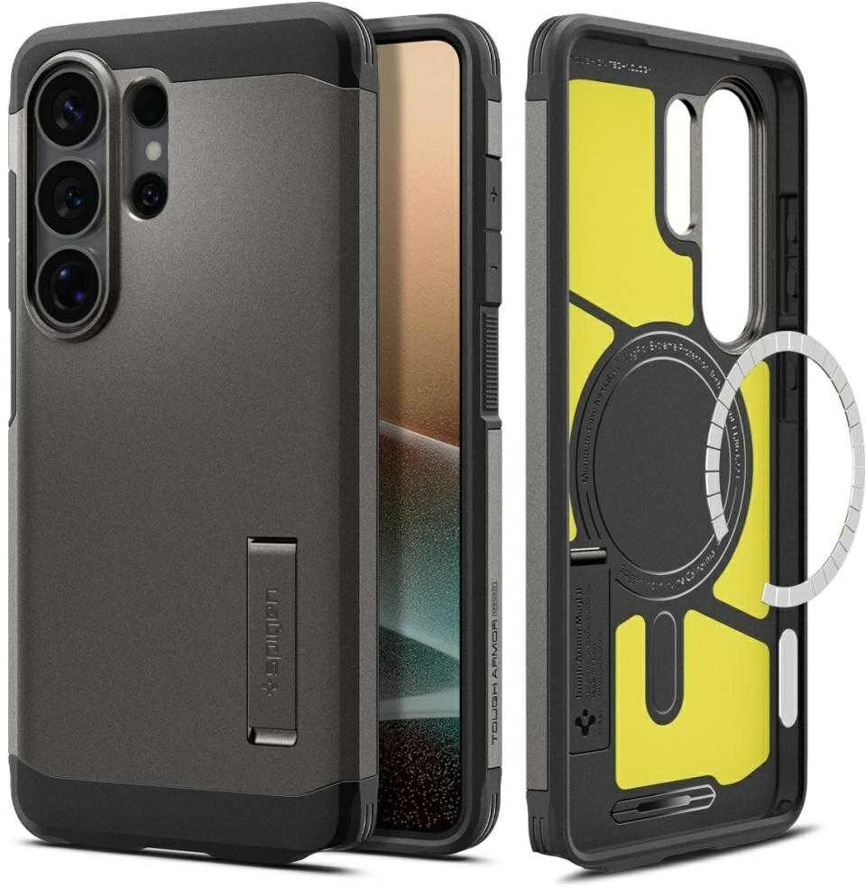 Spigen Tough Armor Mag MagSafe dėklas Samsung Galaxy S26 Ultra Gunmetal