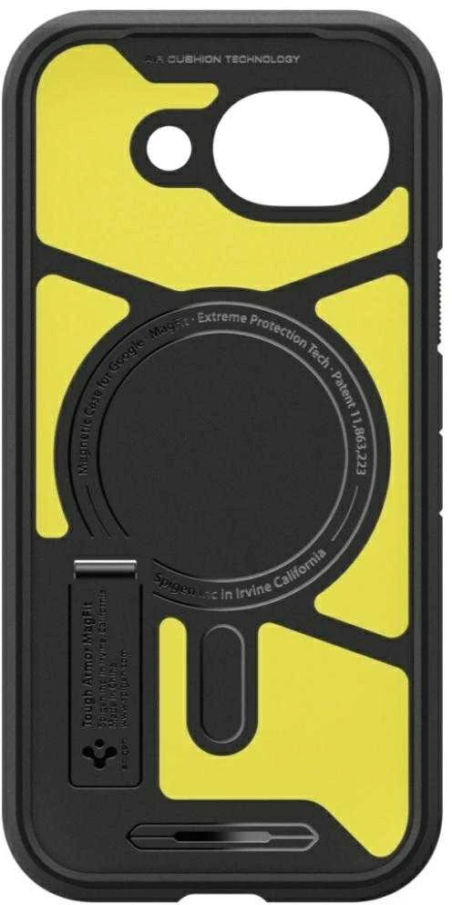 Spigen Tough Armor MAG MagSafe dėklas Google Pixel 10A juodos spalvos