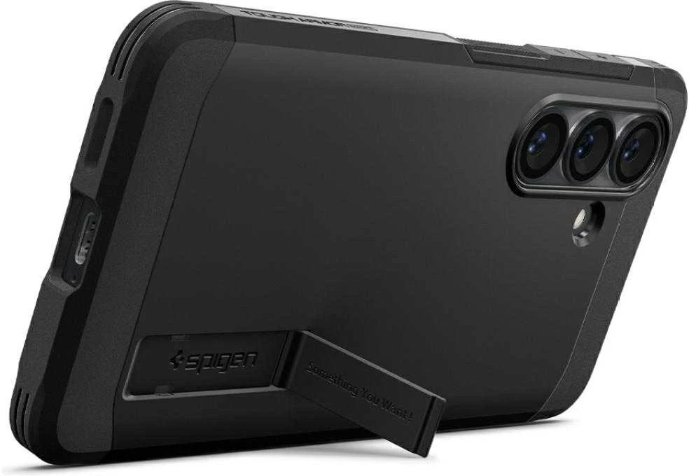 Spigen Tough Armor Mag MagSafe dėklas skirtas Samsung Galaxy S26 – juodos spalvos