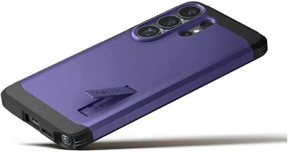 Spigen Tough Armor Mag MagSafe dėklas skirtas Samsung Galaxy S26 Ultra – violetinės spalvos