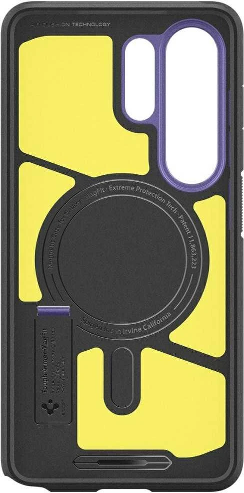 Spigen Tough Armor Mag MagSafe dėklas skirtas Samsung Galaxy S26 Ultra – violetinės spalvos