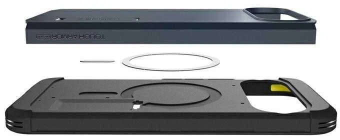 Dėklas SPIGEN TOUGH ARMOR MAG MAGSAFE GOOGLE PIXEL 10 PRO XL METAL SLATE