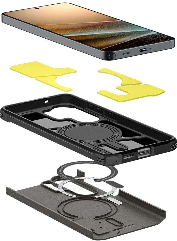 Spigen Tough Armor Mag MagSafe dėklas Samsung Galaxy S26 Ultra Gunmetal