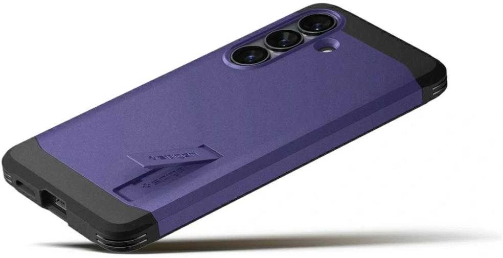 Spigen Tough Armor Mag MagSafe dėklas Samsung Galaxy S26+ Plus pelenų violetinės spalvos