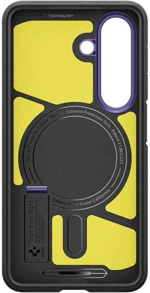 Spigen Tough Armor Mag MagSafe dėklas Samsung Galaxy S26+ Plus pelenų violetinės spalvos