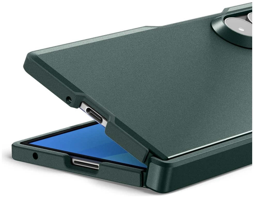 Dėklas SPIGEN TOUGH ARMOR PRO MAGSAFE GALAXY Z FOLD 8 ULTRA ABYSS Žalias
