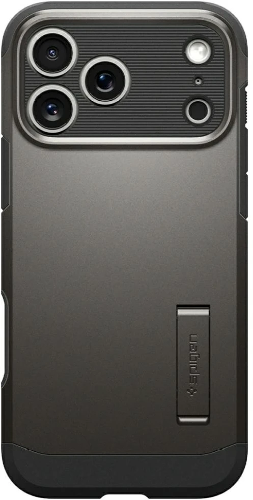 Dėklas SPIGEN case TOUGH ARMOR T compatible with MagSafe for IPHONE 18 Pro Max / 17 Pro Max gunmetal