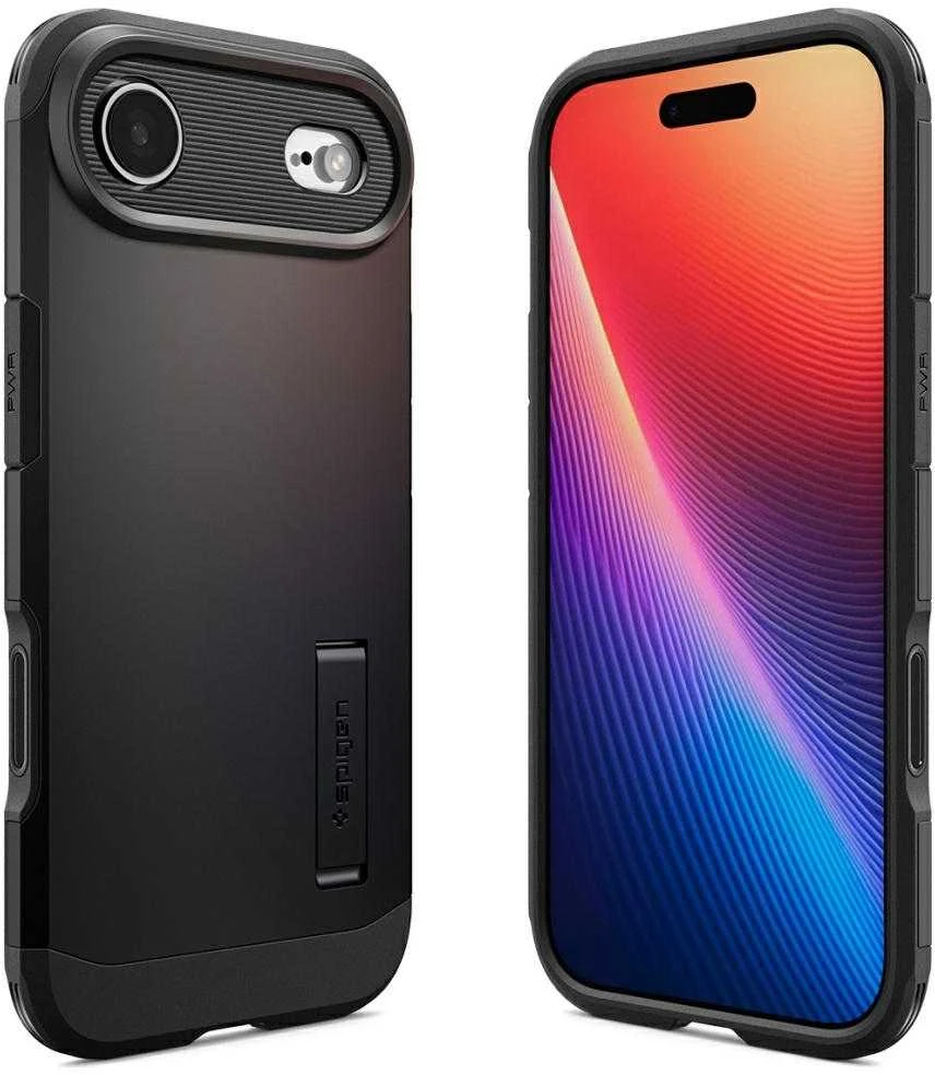 Spigen Tough Armor "T" MagSafe dėklas skirtas Apple iPhone 17 Air – juodos spalvos