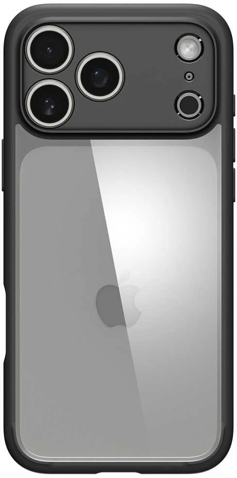 Dėklas Spigen Ultra Hybrid, matte juodas - iPhone 17 Pro