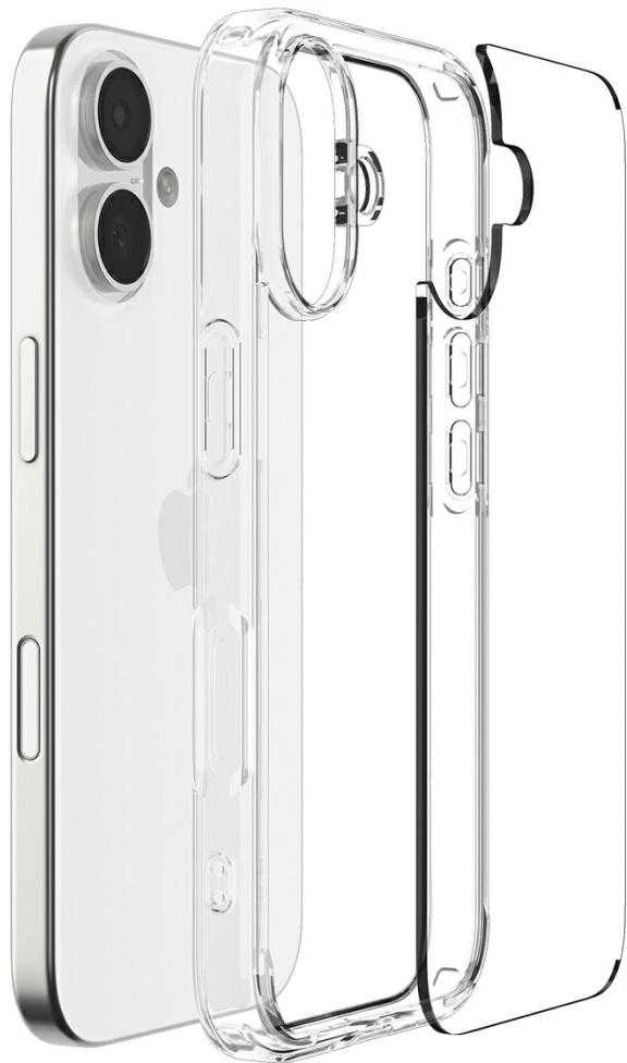 Spigen Ultra Hybrid dėklas skirtas Apple iPhone 17 – skaidrus