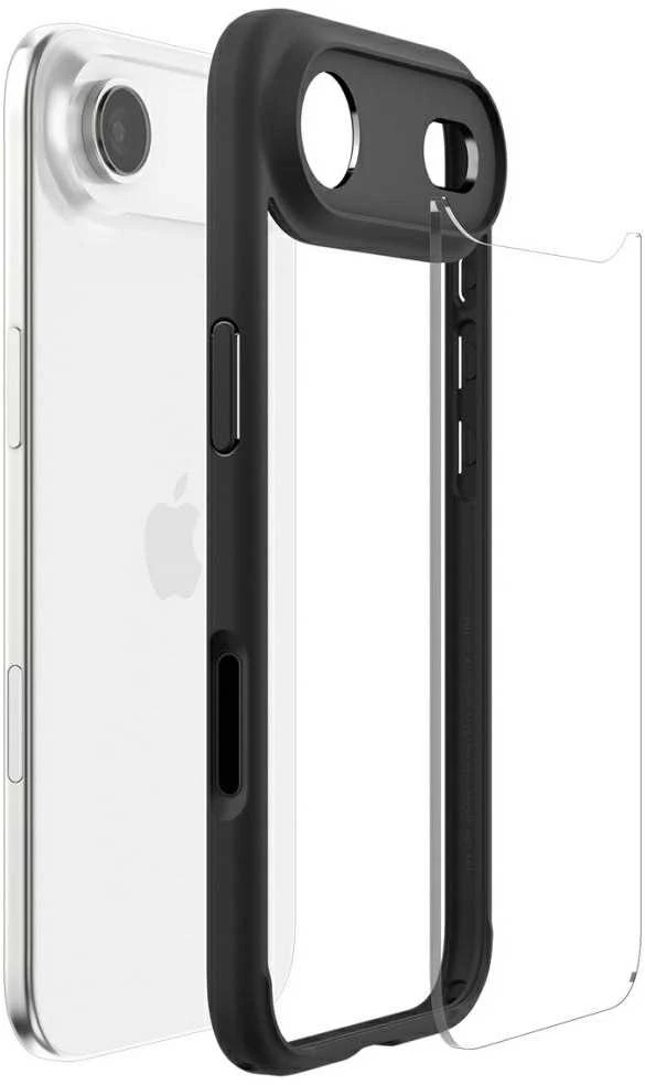 Dėklas Spigen Ultra Hybrid, matte juodas - iPhone Air