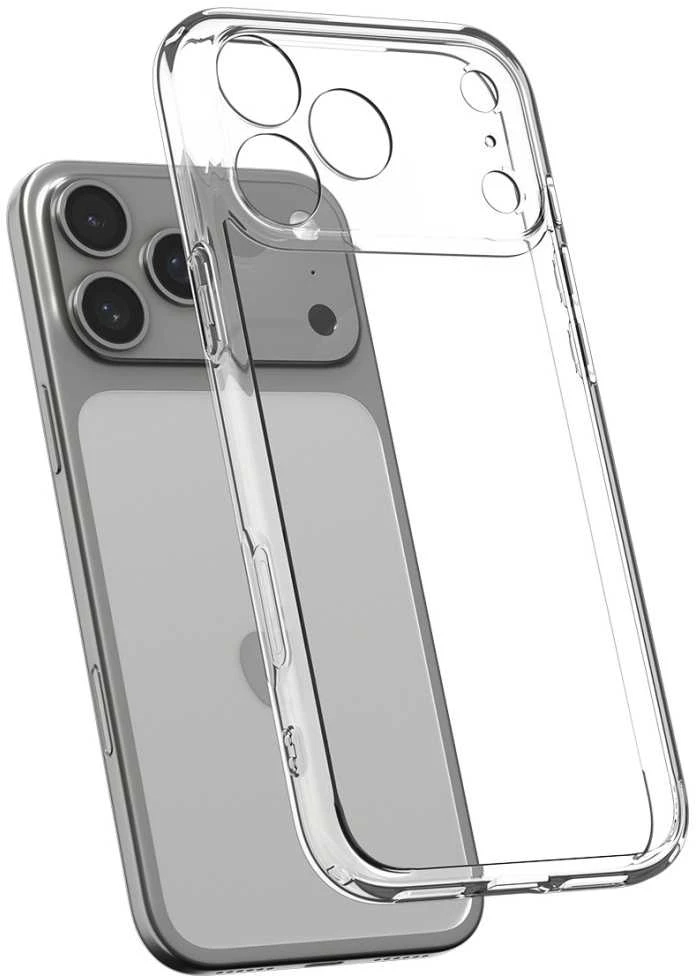 Spigen Ultra Hybrid dėklas skirtas Apple iPhone 17 Pro – skaidrus