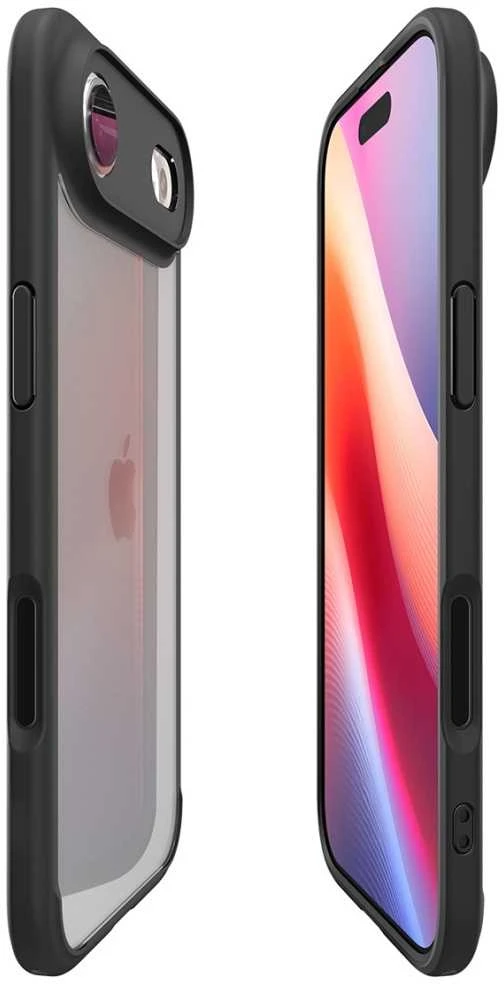 Dėklas Spigen Ultra Hybrid, matte juodas - iPhone Air