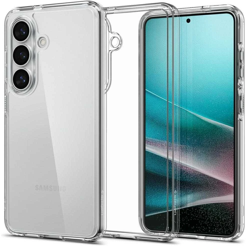 Spigen Ultra Hybrid dėklas skirtas Samsung Galaxy S26 – skaidrus