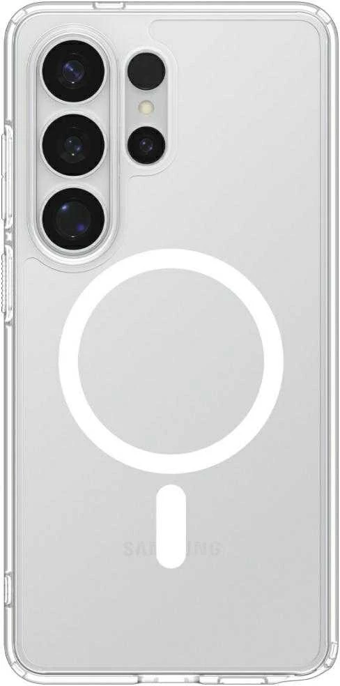 Spigen Ultra Hybrid Mag MagSafe dėklas skirtas Samsung Galaxy S26 Ultra – Clear and Baltas
