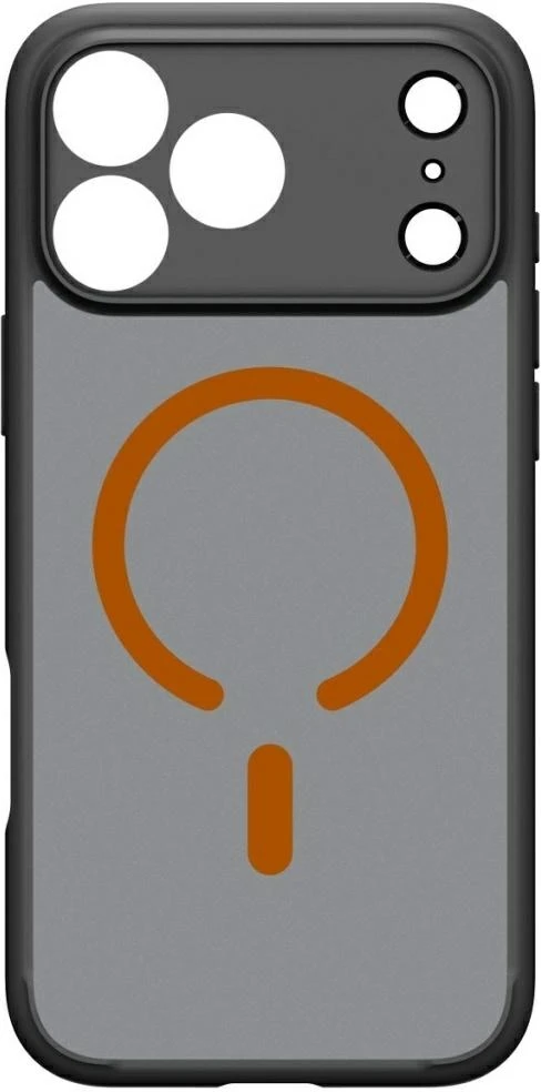 Dėklas Spigen Ultra Hybrid Mag MagSafe do iPhone 18 Pro Max / 17 Pro Max juoda-oranžinė
