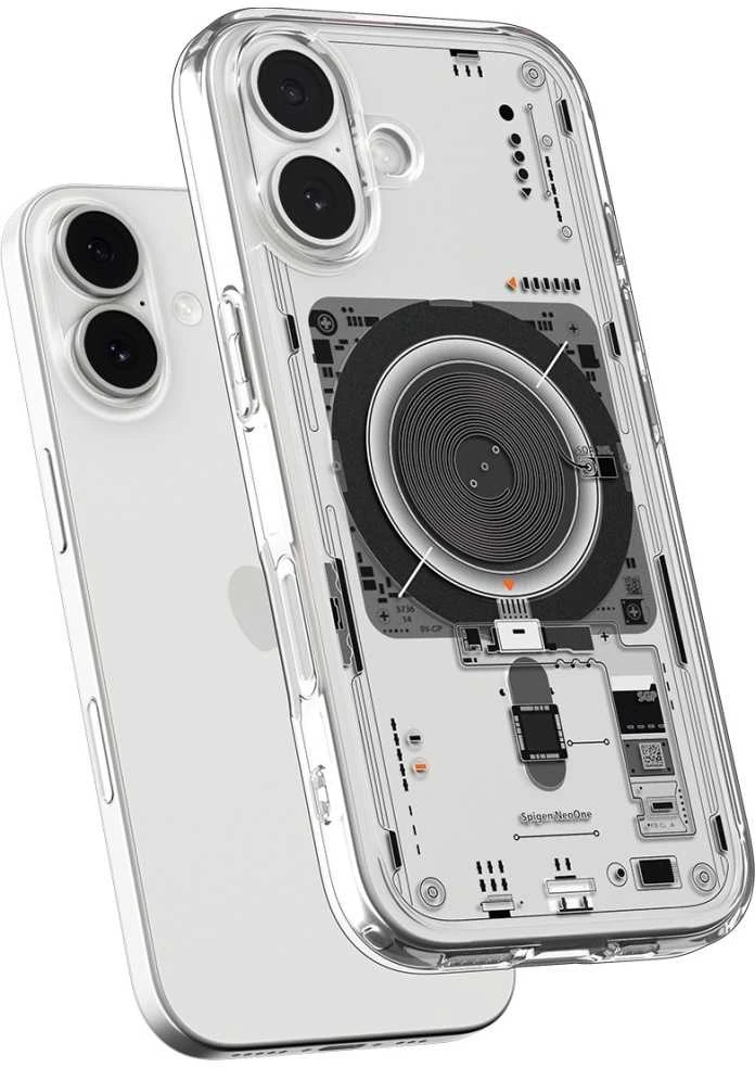 Spigen Ultra Hybrid MagSafe dėklas skirtas Apple iPhone 17 Neo One – skaidrus