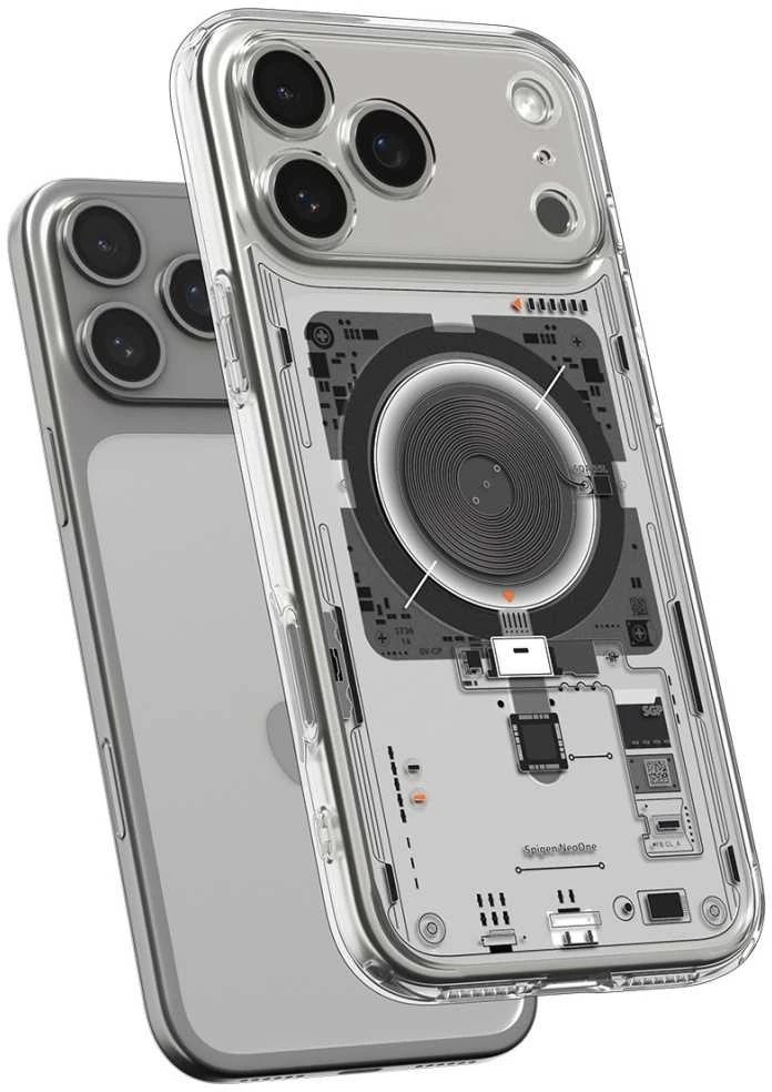 Dėklas „Spigen Ultra Hybrid MagSafe“, „Neo One“ – „iPhone 17 Pro Max“
