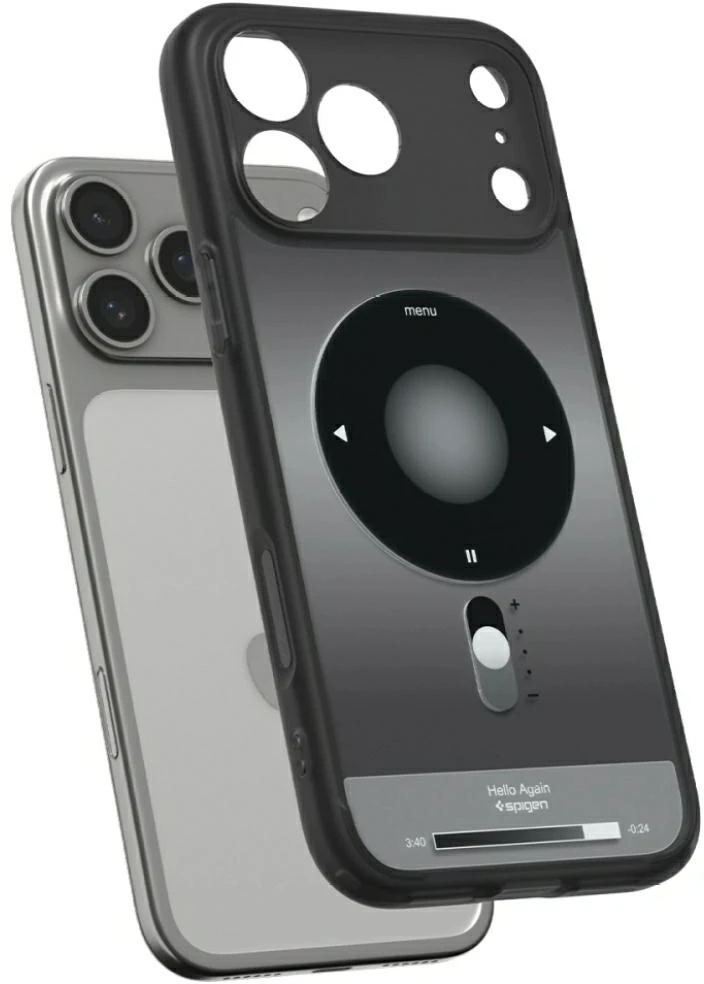 Dėklas Spigen Ultra Hybrid MagSafe iPhone 17 Pro Max / 18 Pro Max KLASIKINIS juodos spalvos