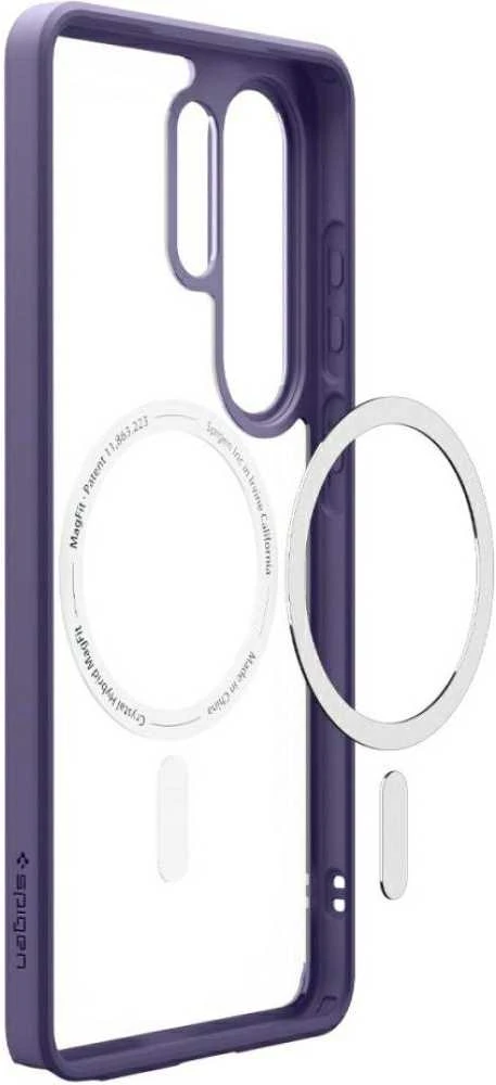 Dėklas Spigen ULTRA HYBRID MAG MagSafe Samsung Galaxy S26 ULTRA DĖKLAI TAMSIAI VIOLETINĖS SPALVOS