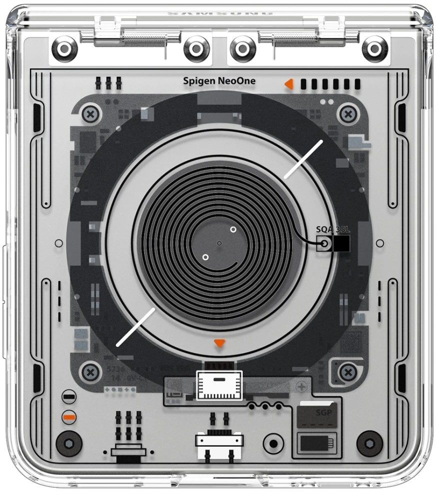 Dėklas SPIGEN ULTRA HYBRID PRO MAGSAFE GALAXY Z FLIP 8 NEO ONE