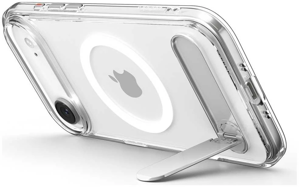 Spigen Ultra Hybrid "S" MagSafe dėklas skirtas Apple iPhone 17 Air – skaidrus and baltos spalvos