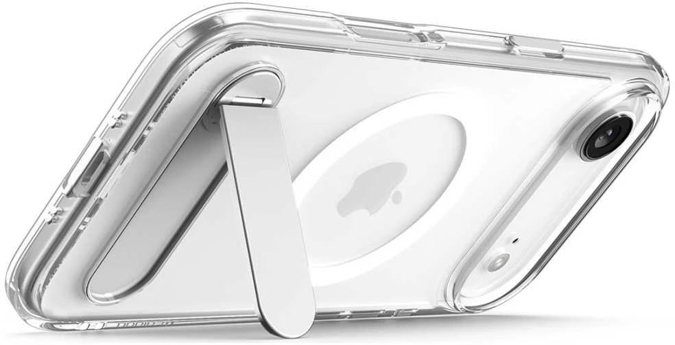 Spigen Ultra Hybrid "S" MagSafe dėklas skirtas Apple iPhone 17 Air – skaidrus and baltos spalvos