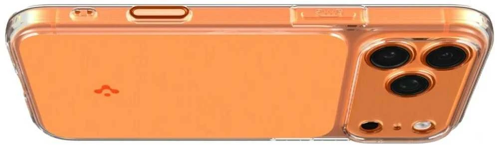 Dėklas „Spigen Ultra Hybrid T MagSafe“, blizgus oranžinis - iPhone 17 Pro Max
