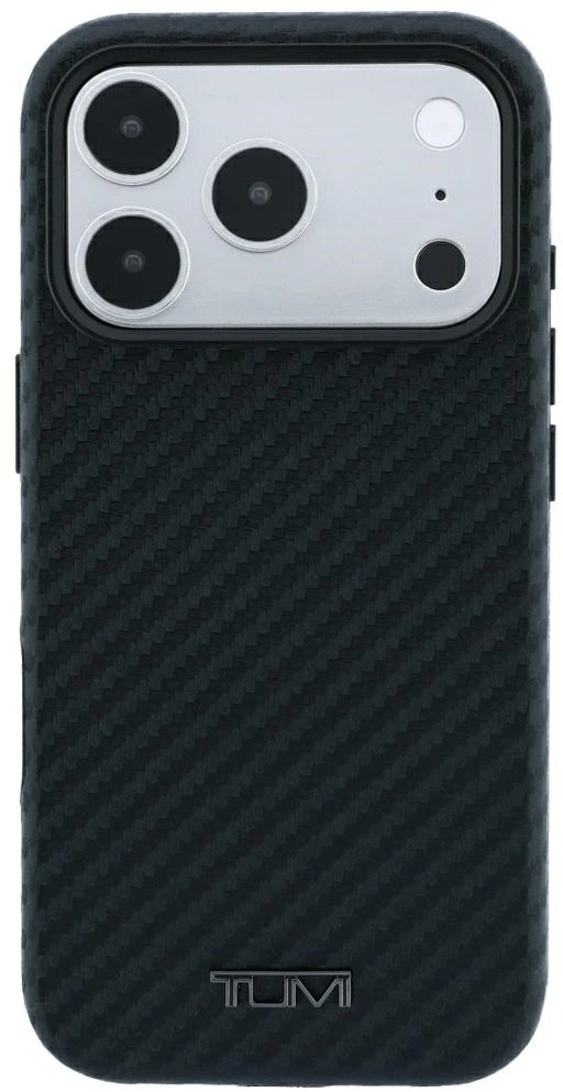 Dėklas Tumi Carbon MagSafe do iPhone 18 Pro / 17 Pro juoda