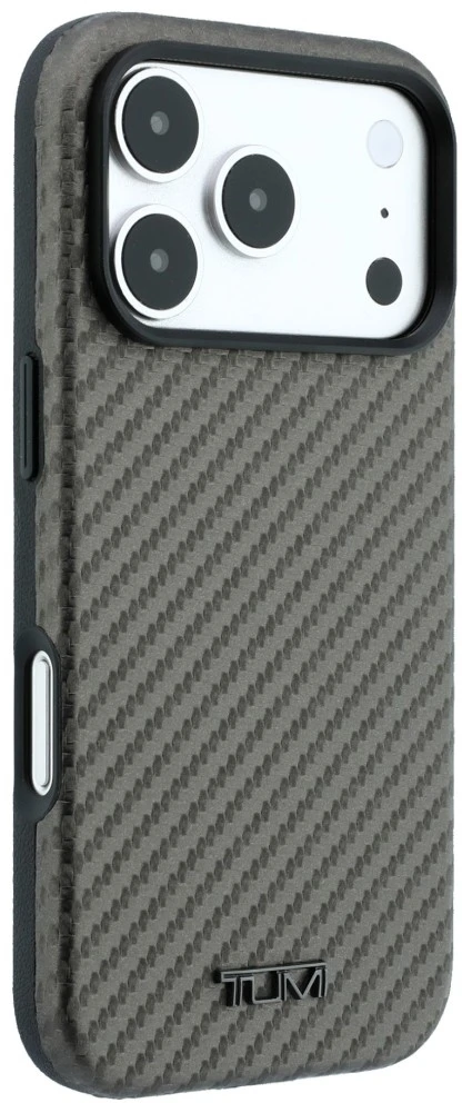 Dėklas Tumi Carbon MagSafe do iPhone 18 Pro Max / 17 Pro Max antracytowy