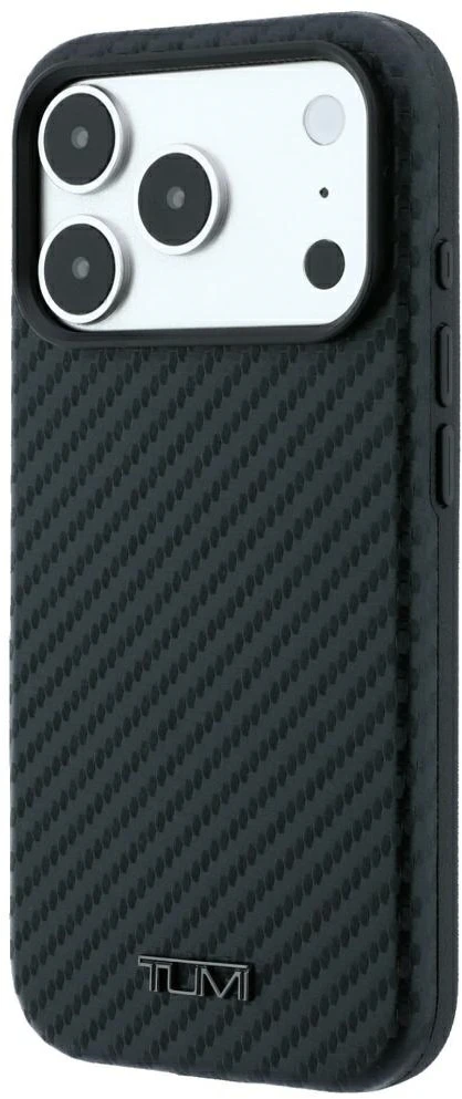 Dėklas Tumi Carbon MagSafe do iPhone 18 Pro Max / 17 Pro Max juoda