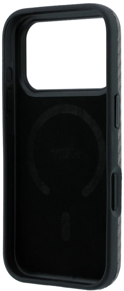 Dėklas Tumi Carbon MagSafe do iPhone 18 Pro Max / 17 Pro Max antracytowy