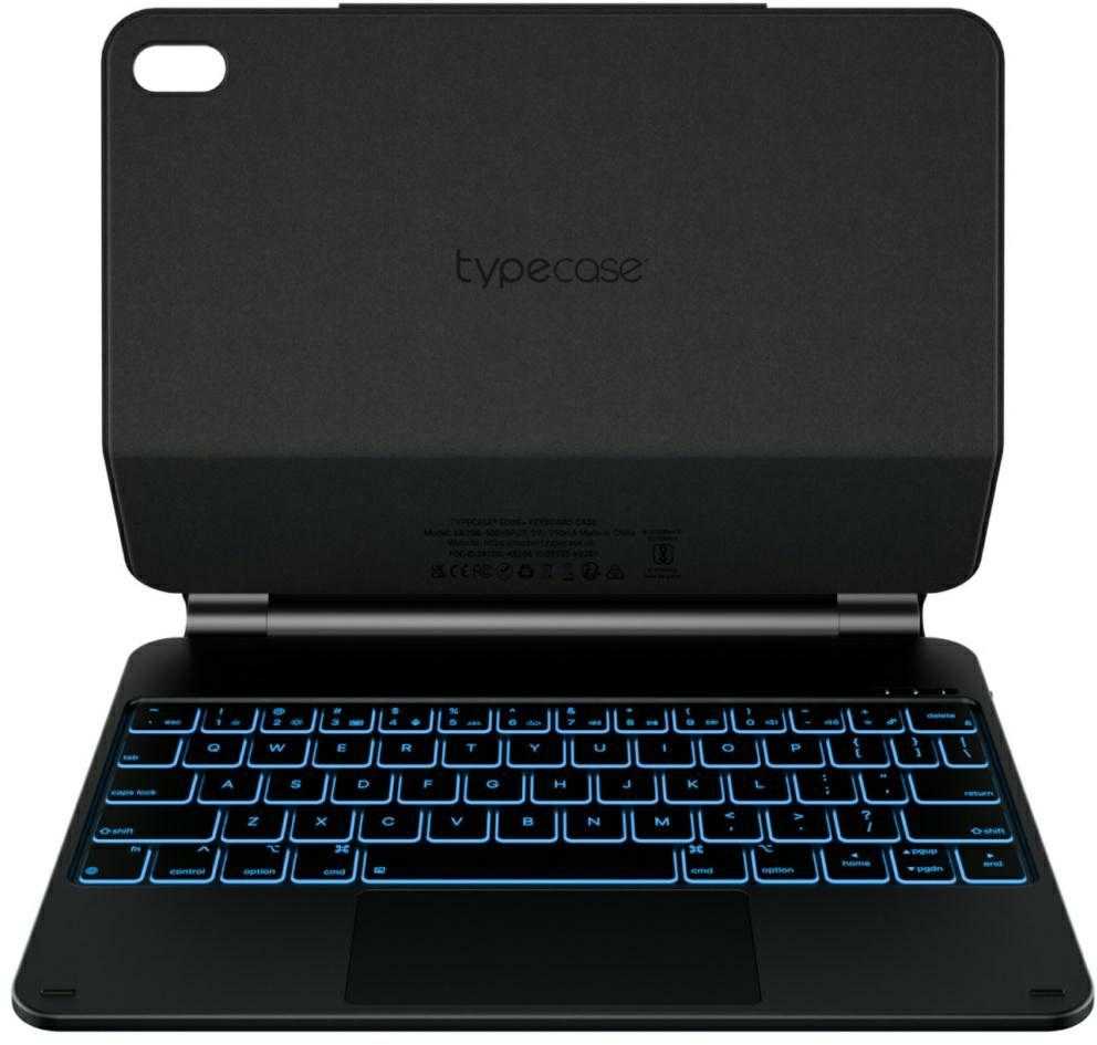 Typecase Edge do iPad 11" (A16) 2025 / iPad 10.9" 2022 juoda