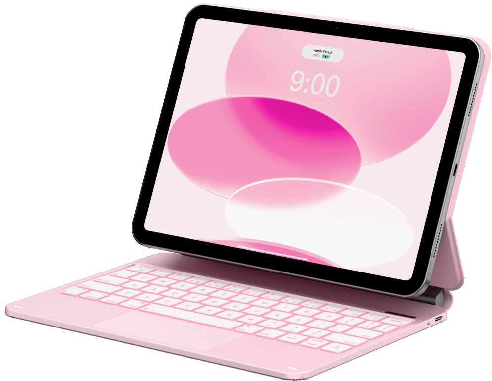 Typecase Edge do iPad 11" (A16) 2025 / iPad 10.9" 2022 rožinis